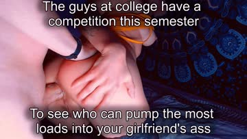 they chose the easiest slut at college.... (anal)