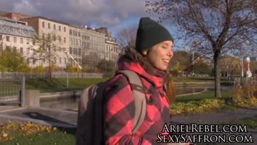 ariel rebel public nude photoshoot - we only got caught by security once! ;