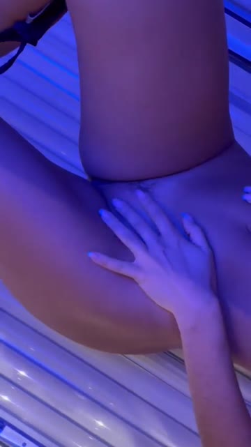 private moments in the tanning bed