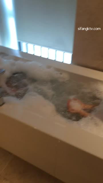 there's room for one more in this bathtub