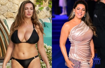 bikini or not, kelly brook keeps proving time and again she's the goat
