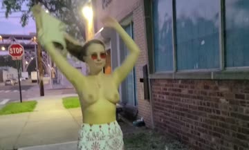 always smiling in public