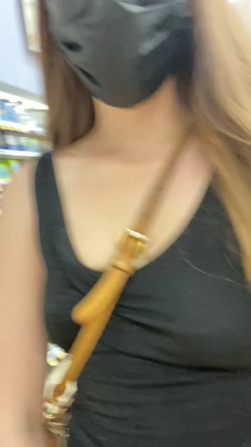 showing you up my skirt in the toothpaste aisle