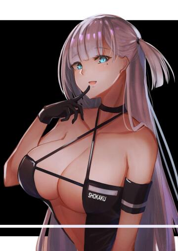 she is evil in a few hentai, so here u go [azur lane]