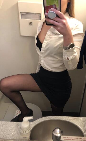 [selling] flight attendant pantyhose & panties worn on trips. $45! pm me :)) [kik] stewardessnes