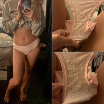 ovulation panties are ready to ship 💌 come have a taste of what i fingered out 😋 [selling] [cashapp]