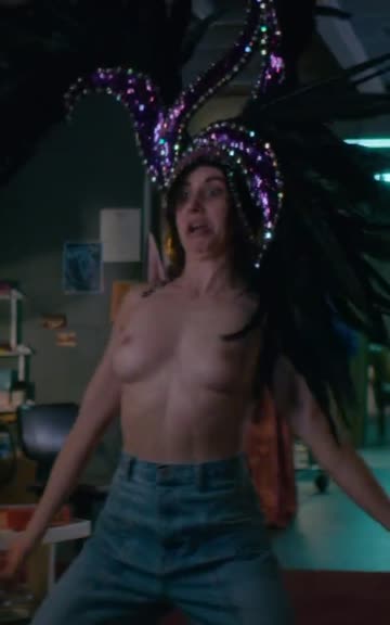 alison brie, topless