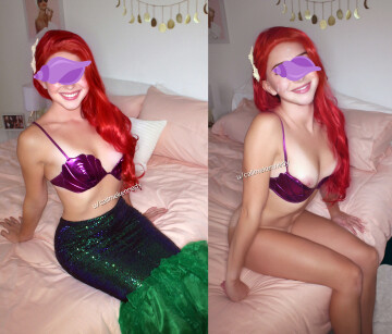 ariel under the seaman's semen, before and after