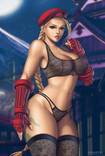 cammy lingerie [street fighter] by flowerxl (2021)