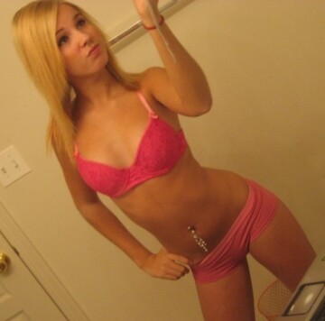 sexy teen with belly piercing