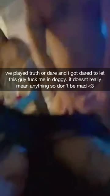 she had to do the dare, it's in the rules 🤷‍♂️