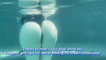diving for mom's booty