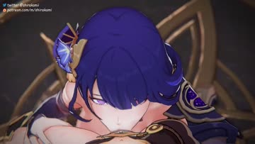 raiden shogun blowjob (shirakami) [genshin impact]
