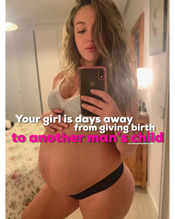 you'll be jerking off thinking about the night he got her pregnant for years to come 😈💦