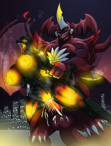 burning pussy get’s destroyah’d (by: thebigbadwolf01)