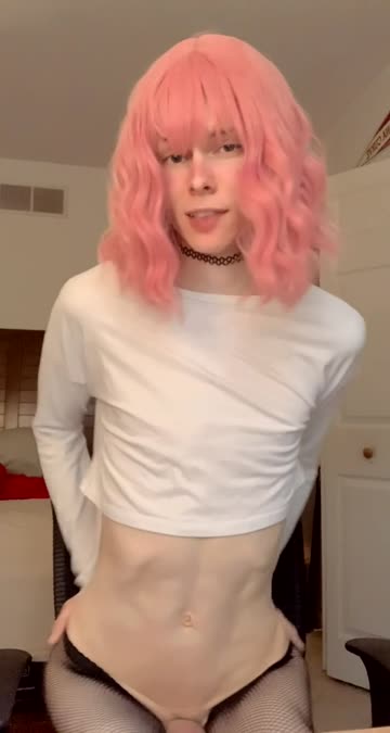 crossdresser striptease - you wanna see it all, don't you?