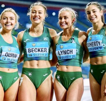 the irish women sprint team is so streamlined!