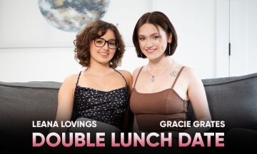 a lunchtime quickie has never been this hot: leana lovings & gracie grates join you for a double lunch date with slr originals!