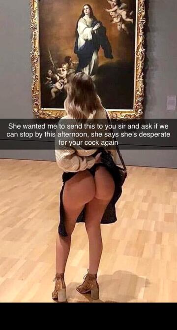 when you want to have a nice day together but all she can think of is her bulls cock