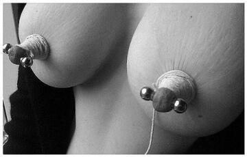 what kind of nipples do you like? bound, clamped, puffy, stuff, inverted?