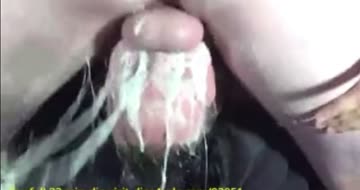 this is disgusting but i can’t help but love it when they puke gallons! face is completely squashed!🍆💦