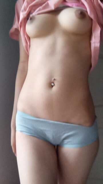 how do you like my new navel piercing?