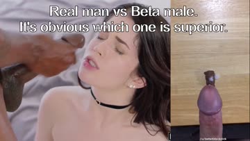 real man vs beta male. it's obvious which is superior!