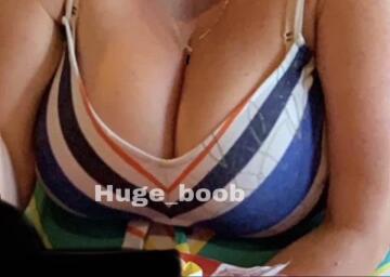 my moms big tits make my dick ache . hit me up if you want to see more .
