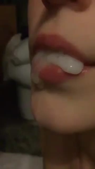 when he likes to see it drip out...