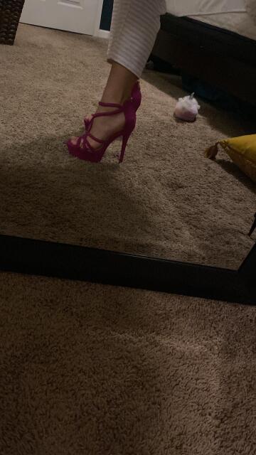 my first pair of high heels