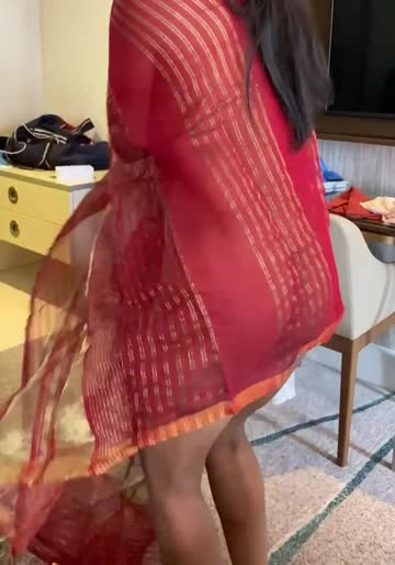 i shouldn't have done this, i feel guilty and naughty doing this in my traditional indian clothes... 🥺