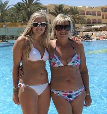 daughter (22) and mother (55)
