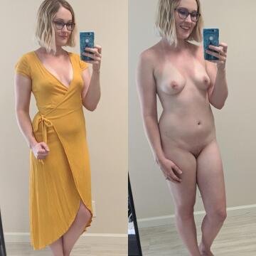 summer dress on/off
