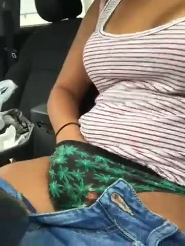 in the car