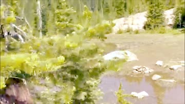 after backpacking miles up to this hidden lake. we deciding to get naked and bang. 24f