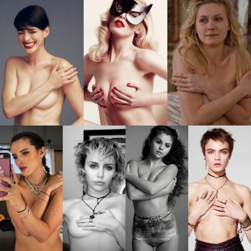 topless covered of celebs
