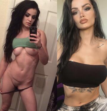 wwe’s paige: from tight bodied teen to plastic bimbo slut