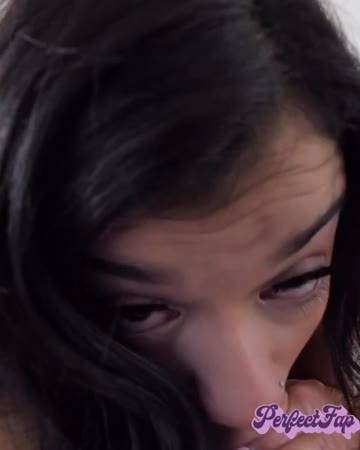 busty babe let him finish between her tits