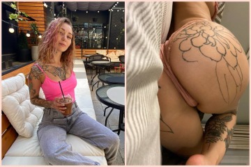free onlyfans page 😳 tattooed sexy malina with wet holes and a firm ass 👅💦 free link in the comments 😘