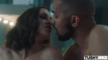 abigail mac - kissing while fucking her ass