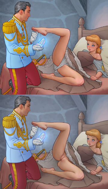 when girls see shiny things, panties disappear [cinderella, disney] (stahlberg)