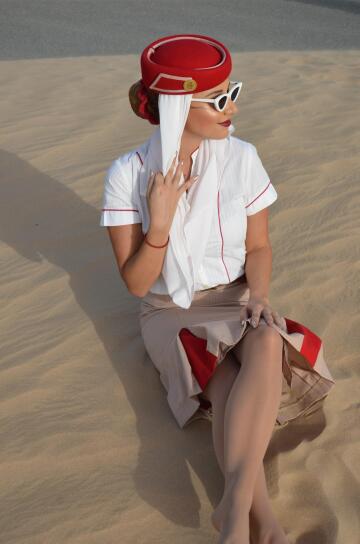 landed in the desert