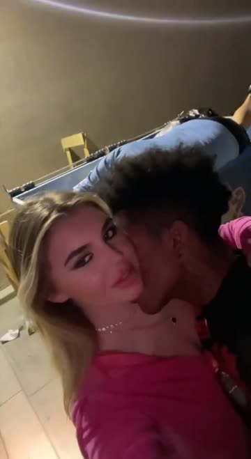 about to get dicked down while her drunk cuck boyfriend is passed out in the background.