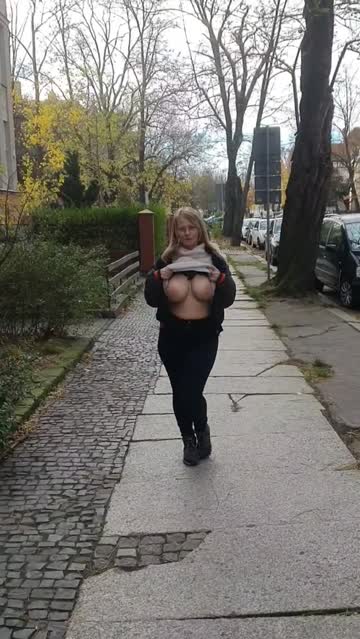 and such a walk down the street with a surprise...heh