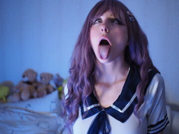 lavender girl ahegao [oc]