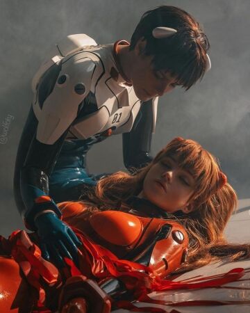 evangelion cosplay by shirogane_sama & wolfoty