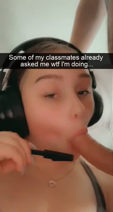 next time, he's gonna fuck her during her class...