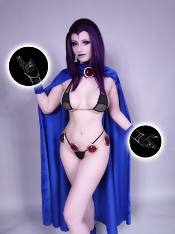 raven from teen titans by lunarakitsune