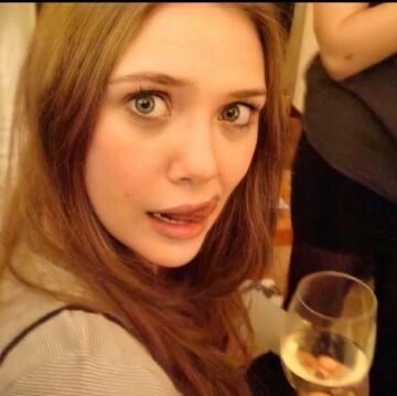 wanna do it now? but my family is here. ~ elizabeth olsen