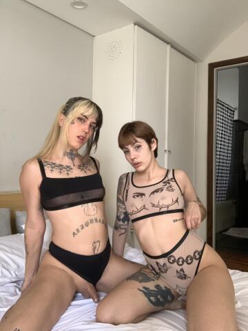 two girls, one with a dick. you in?